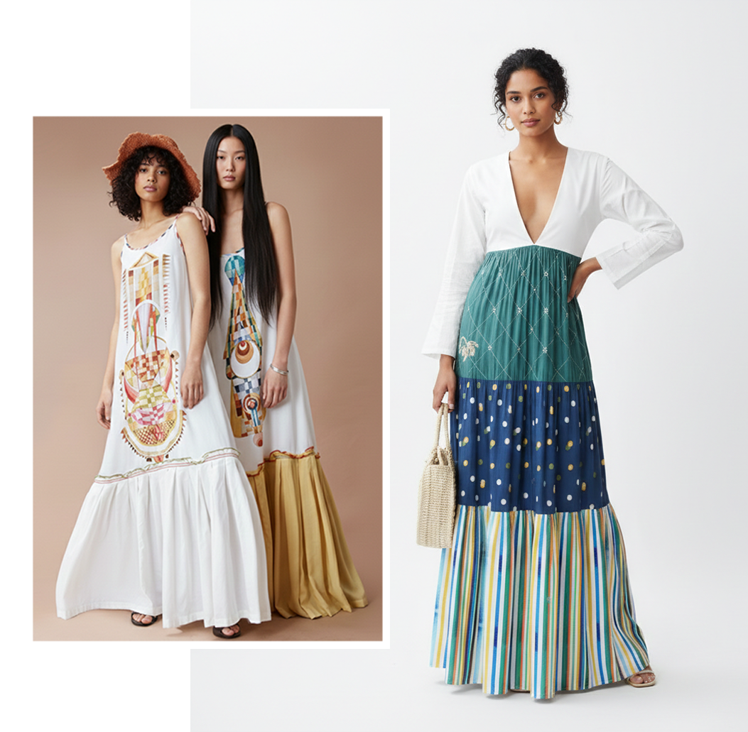 Model wearing the new collection